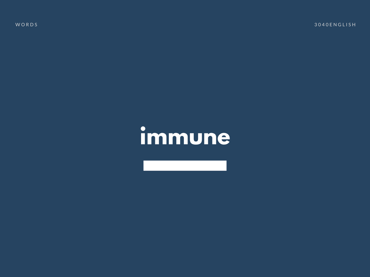 immune の意味と簡単な使い方【音読用例文あり】