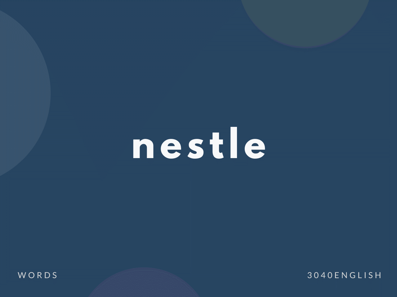 Nestle の意味と簡単な使い方 音読用例文あり 30代40代で身につける英会話