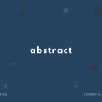 abstract の意味と簡単な使い方【音読用例文あり】