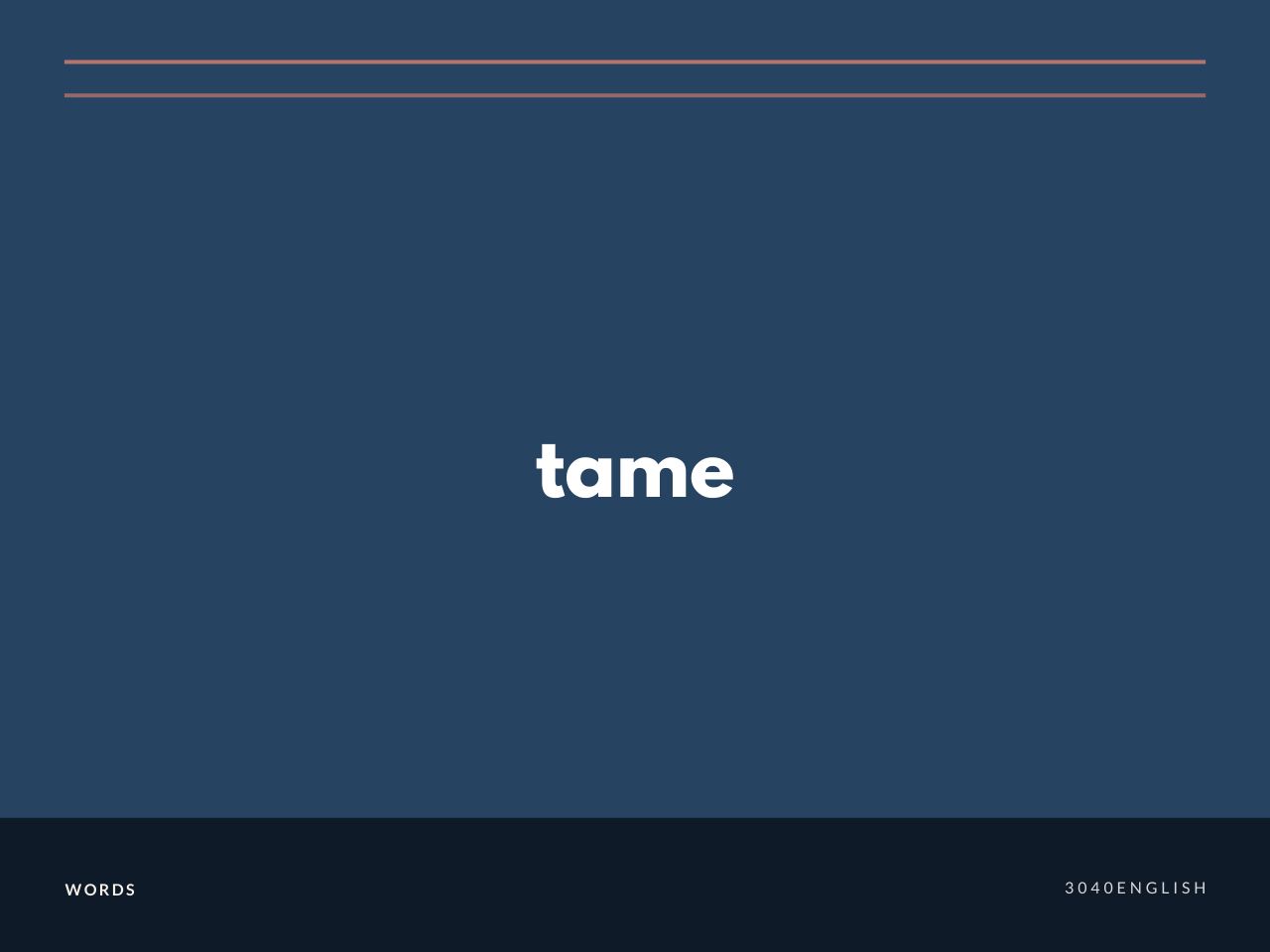 tame の意味と簡単な使い方【音読用例文あり】