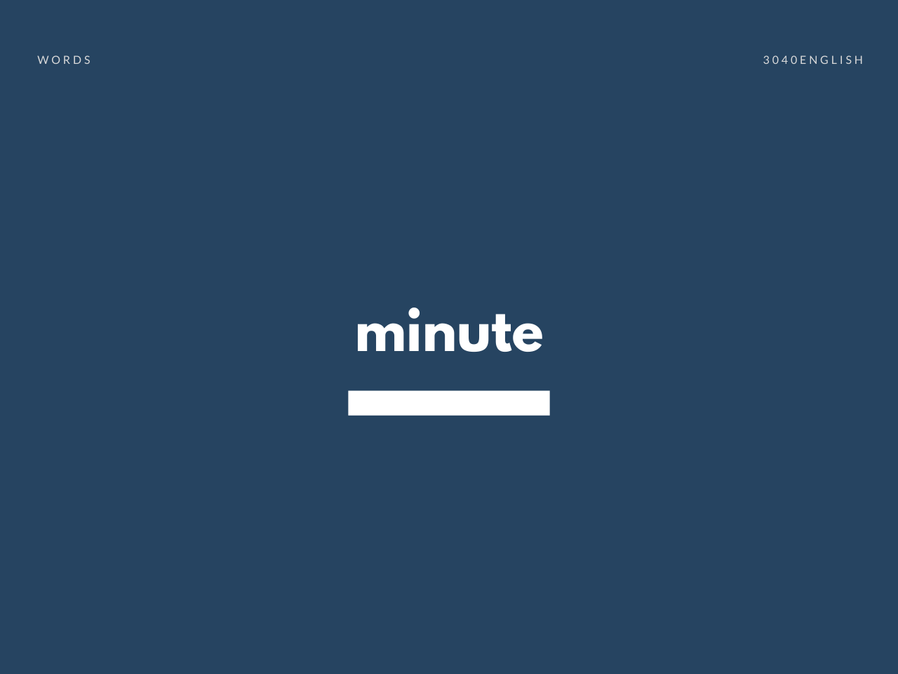 Minute の意味と英語表現 イディオム 英会話用例文あり 30代40代で身につける英会話