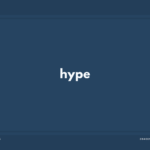 hype の意味と簡単な使い方【音読用例文あり】