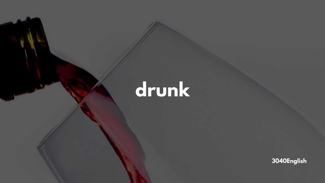 お酒に酔う 酔っぱらい の英語表現12選 英会話用例文あり