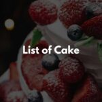 ケーキ・洋菓子の英語一覧【日本語対応表・英会話用例文あり】