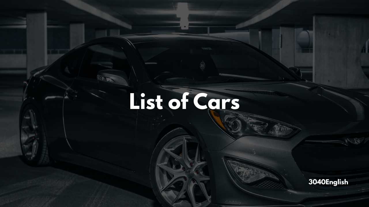 自動車 の英語表現一覧 種類 ボディタイプ トラック 特殊車両