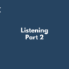 TOEIC Listening Test Part 2